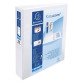 Exacompta Presentation Ring Binder with 3 Personalisation Pockets Polypropylene A4 4 ring 50 mm White