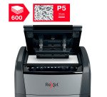 Distruggidocumenti Rexel Optimum Autofeed+ 600M, Taglio Micro, Sicurezza P-5, 600 Fogli, 110L