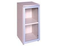 Anta bassa contemporanea trasparente 450 x 22 x 900 mm