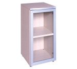 Anta bassa contemporanea trasparente 450 x 22 x 900 mm