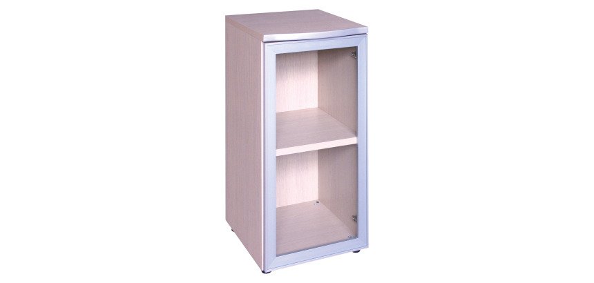 Anta bassa contemporanea trasparente 450 x 22 x 900 mm
