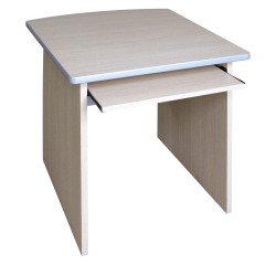 Tavolo portacomputer contemporanea acero 800 x 840 x 720 mm