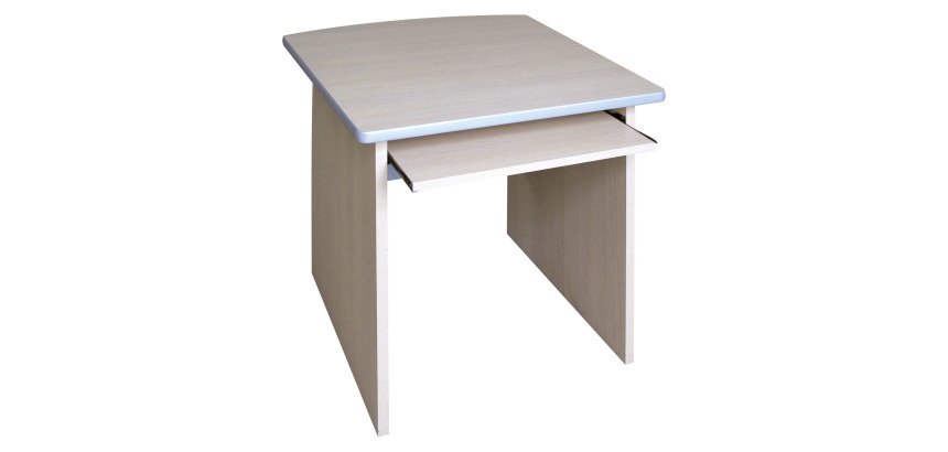 Tavolo portacomputer contemporanea acero 800 x 840 x 720 mm