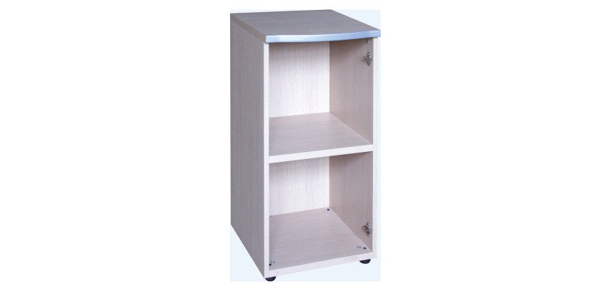 Mobile basso a giorno contemporanea acero 450 x 450 x 900 mm