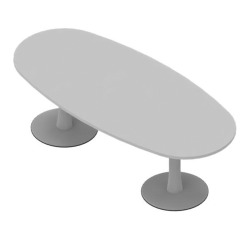 Tavolo riunioni Ovale Miami l 240 x p 110 x h 73.5 cm