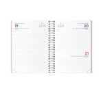 Agenda Memphis día página 15 x 21 cm Rosa