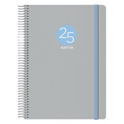 Agenda Memphis día página 15 x 21 cm Gris