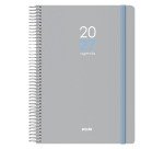 Agenda Memphis día página 15 x 21 cm Gris