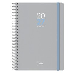 Agenda Memphis día página 15 x 21 cm Gris