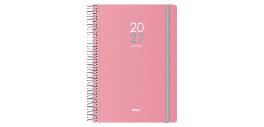 Agenda Memphis día página 15 x 21 cm Rosa