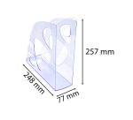 Range-revues Ecomag Exacompta couleur dos de 7,7 cm