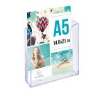 Trieur mural Exacompta - 1 case - format A5 vertical - cristal