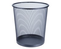 Cestino gettacarte metallo rete Viva 1640N nero