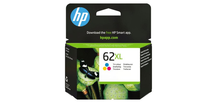 Cartuccia inchiostro HP originale 62XL tri-color C2P07AE