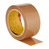 Ruban adhésif d'emballage Polypropylène havane, standard, 28 µ, 371 Scotch, 50 mm x 66 m