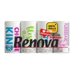 Renova Design paper handtowel rolls – box of 4