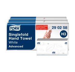 Essuie-mains pliage enchevêtré Tork H3 Advanced - Colis de 1250