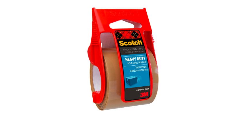 Scotch Packaging Tape, Brown Polypropylene, Extra-Strong, 48 mm x 20 m