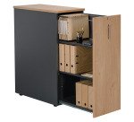 Caisson Tower bois H 114 cm à ouverture latérale - Intuitiv Eden