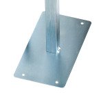 Poteau fixation boîte à lettres 110 cm