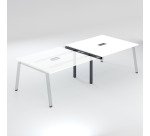 Extension table de réunion modulable ECLA L 140 x P 126 piétement métal