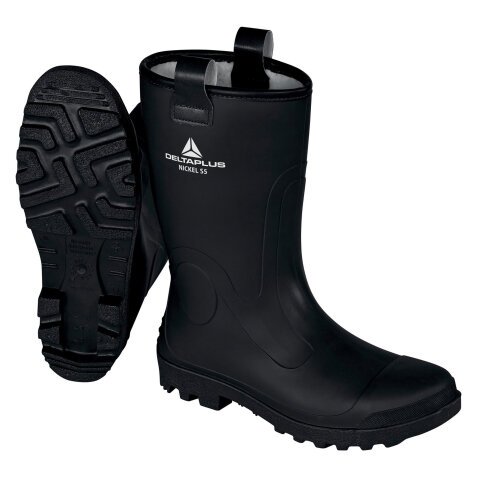 Botas de seguridad media caña acolchadas Delta Plus NICKELS5 CI SRC en PVC