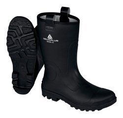 Halfhoge laarzen met veiligheidsvoering in PVC Delta Plus NICKELS5 CI SRC - per paar
