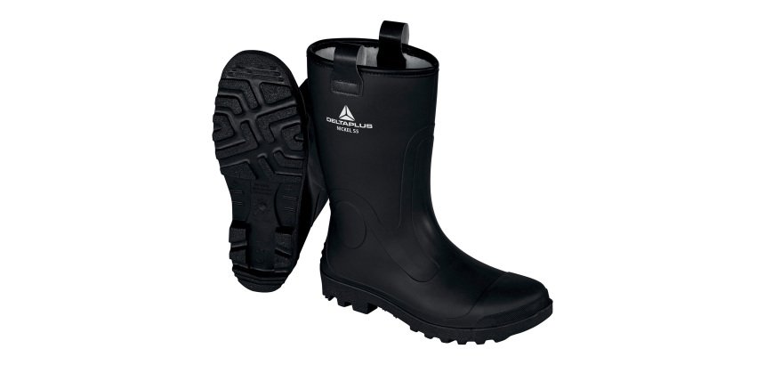 Demi-bottes fourrées de sécurité en PVC Delta Plus NICKELS5 CI SRC
