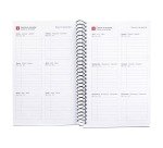 Agenda semana vista Recycled 155 x 213 Negro Miquelrius