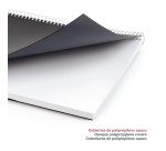 Agenda espiral City semana vista horizontal 117 x 182 mm Polipropileno negro Miquelrius