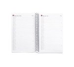 Agenda espiral City semana vista horizontal Catalán  117 x 182 mm Polipropileno negro Miquelrius