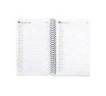 Agenda espiral City semana vista horizontal 117 x 182 mm Polipropileno negro Miquelrius