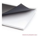 Agenda espiral City Pro Semana vista 210 x 270 mm Polipropileno negro Miquelrius