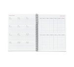 Agenda espiral City Pro Semana vista 210 x 270 mm Polipropileno negro Miquelrius