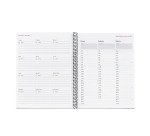 Agenda espiral City Pro Dia página 210 x 270 mm Polipropileno negro Miquelrius