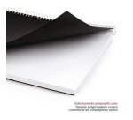 Agenda espiral City Plus semana vista vertical Catalán 155 x 213 mm  Polipropileno negro Miquelrius