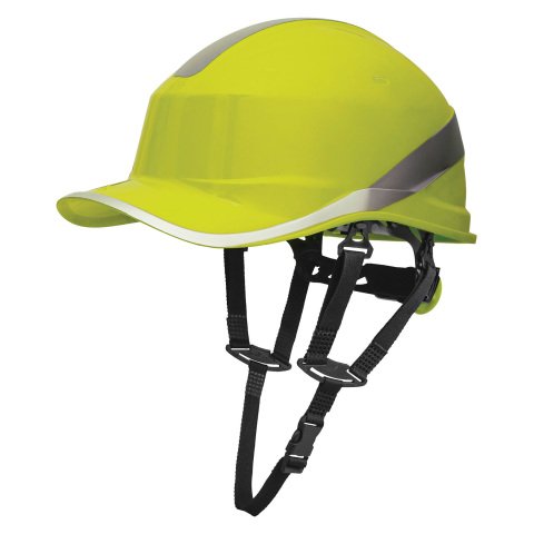 Casco de obra de ABS Delta Plus Diamond V UP Amarillo