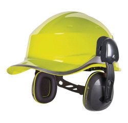 Hearing protection ear cups for Delta Plus INTERLAGOS LIGHT HE construction helmet - 26 dB