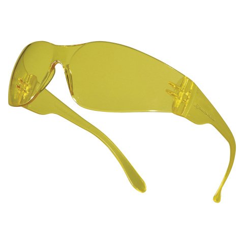 Gafas de policarbonato de una pieza Delta Plus Brava2 Mirror Amarillo