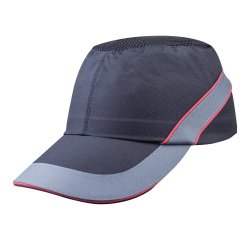 Gorra antigolpes con bisera 5 cm Delta Plus Air Coltan Negro/rojo