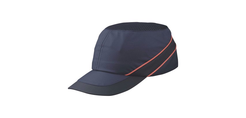 Kappe mit Stoßschutz und 7 cm Visier Delta Plus Air Coltan