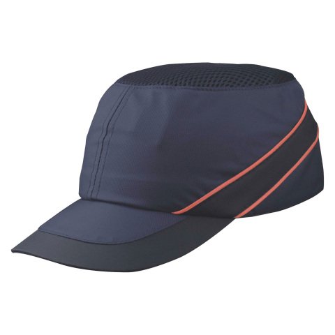 Gorra antigolpes con visera 5 cm Delta Plus Air Coltan Negro/rojo