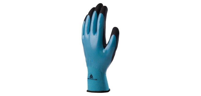 Gloves for oily and greasy work Delta Plus WET & DRY VV636BL - by pair