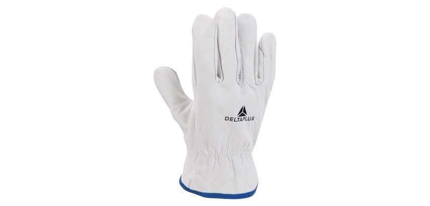 Working gloves in bovine leather Delta Plus FBN49 - by pair