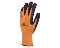 Guantes de punto de poliéster Delta Plus APOLLON VV733 naranja/negro