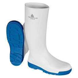 Botas de seguridad en PVC Delta Plus NITRIC SBFO SRC blanco