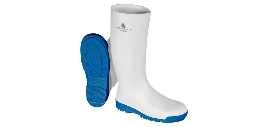 Botas de seguridad en PVC Delta Plus NITRIC SBFO SRC blanco