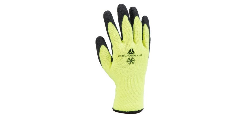 Cold resistant gloves Delta Plus APOLLON WINTER VV735 yellow/black - by pair