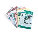 Chemise coin plastique double poches Tarifold Color Collection polypropylène 20/100e A4 assorties - paquet de 12