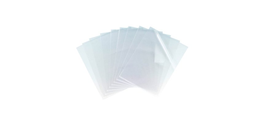 Boîte de 100 chemise coin plastique A4 polypropylène 12/100e transparente incolore